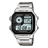 Relógio Masculino Casio World Time Ae-1200whd-1avdf