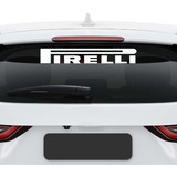Adesivo Pirelli Carro Rebaixado Dub Som Auto Vidro Traseiro