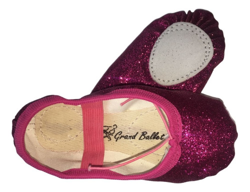 Sapatilha Com Glitter De Balé Bailarina 1/2 Ponta Ballet K1