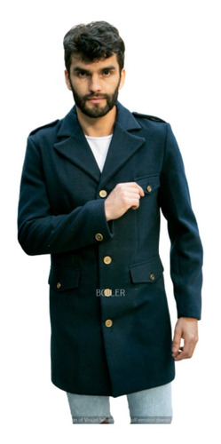 Saco / Sacón De Paño Tapado Elegante Hombre Abrigo Invierno