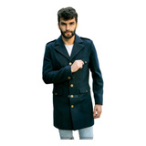 Saco / Sacón De Paño Tapado Elegante Hombre Abrigo Invierno