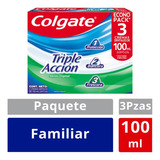 Colgate Triple Acción X 3 Und - mL a $109