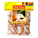 Bosmere Pot Toes - Bases Para Maceteros, Color Terracota, P.