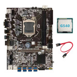 Placa Base Minera B75 Btc+cpu G540+cable Lga1155 8xpcie Us