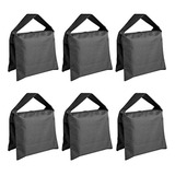 Neewer® Paquete De 6 Bolsas De Arena Negras Fotografía Estud