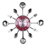 Reloj De Pared Timelike 18 Pared De Metal Cocina Utensilio C