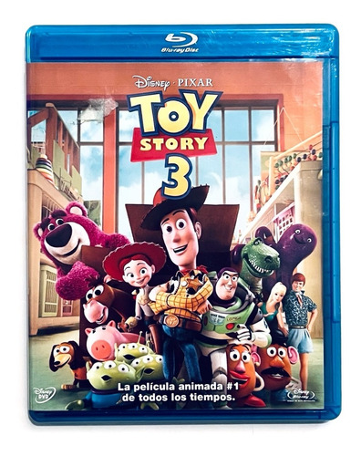 Toy Story 3 Película Blu Ray + Dvd Disney Extras 3 Discos 