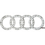 Bearfire Cool Luz Led Delantera Para Parrilla Logo Audi Audi S4