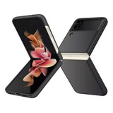   Capa Slim Ultra Fina Para Samsung Galaxy Z Flip 3 5g Preta Cor Preto Para Galaxy Z Flip 3