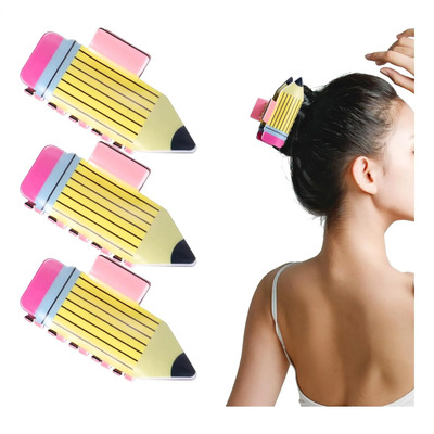 3 Pinzas For El Cabello Tipo Lápiz &
