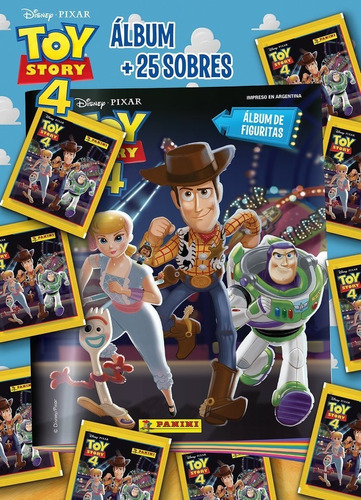 Álbum Toy Story 4 Completo A Pegar Tapa Blanda