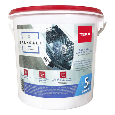 Sal Para Lavavajillas Teka Care 5 Kg Alta Concentración Uso Domestico | Envío gratis