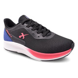 Zapatillas Jaguar 9301 Mujer Negro Azul Rosa - Onda Sports