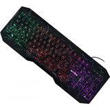 Teclado Para Gamer Rgb Retroiluminación Arcoiris Weibo 570 