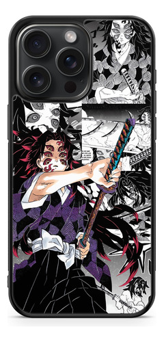 Funda Demon Slayer Kokushibo Respiracion Lunar Manga Collage