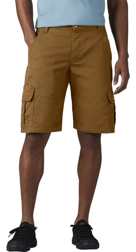 Short Cargo Dickies Gabardina Casual Y Trabajo Flex 6 Bolsas