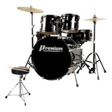 Bateria Acustica Completa Premium Dx722 C/ Prato Banco