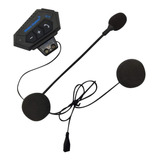 Fone Ouvido Microfone Capacete Moto Bluetooth Bt-12 Chamada