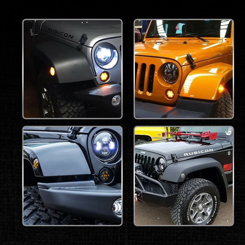 Faros Led Posicion Y Giro Jeep Wrangler 07/19 Foto 4