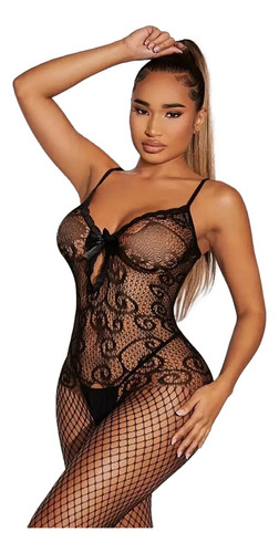 Combo 5 Mallas Babydoll Enterizas Lenceria Liguero