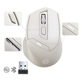 Mouse Inalámbrico Bluetooth Recargable Ergonomía 2.4g 3modos