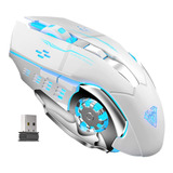 Mouse De Juego Inalámbrico Rgb Recargable Free T Wolf Q13