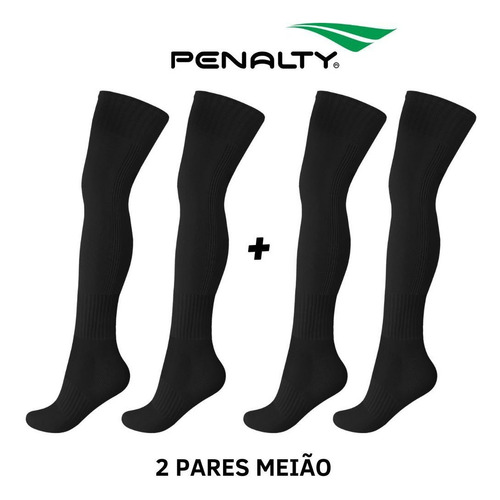 Kit 2 Meiao Futebol Penalty Meião Futebol Adulto E Juvenil