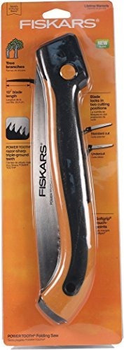 Fiskars*****sierra Plegable De Agarre Suave Con Dientes Eléc