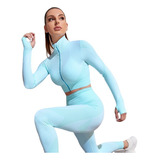 Conjunto De Chándal De Manga Larga Para Mujer Gym Running