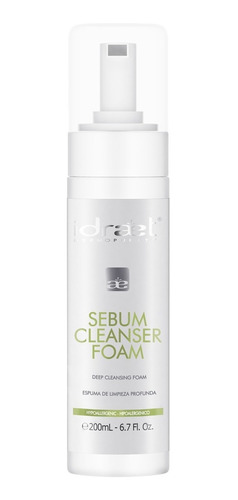 Espuma De Limpieza Profunda Sebum Cleanser Foam 200ml Idraet