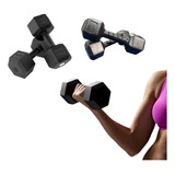 Set 4 Mancuernas 2x2kg + 2x5kg Pesas Pvc Rellena Mr Gym