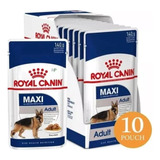 Royal Canin Maxi Adulto Pouch Pack 10 Unidades 140g.