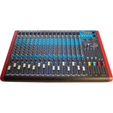 Mixer 16 Canais 4 Aux 16 Efeitos Equalizador Bluetooth Usb