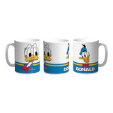 Taza De Ceramica Pato Donald Personalizada