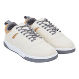 Zapatilla Hombre Moda Beige Corona