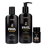 Kit Cabelo E Barba Shampoo Balm E Texturizador Traditional