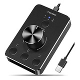 Control Multimedia Vaydeer Volumen Audio Ajuste -negro