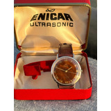 Reloj Enicar De Luxe Star Jeswels Gf Oro Rosa 1970s Original
