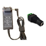 Fonte Eletrônica 12v 3a Bivolt + Plug P4 Femea