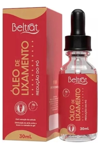 Óleo De Lixamento 30ml Beltrat Unhas De Gel