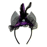 Cintillo Bruja Brujita Disfraz Gorro Cosplay Halloween