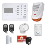 Kit Alarma Domiciliaria Inalambrica Casa Via Wifi/gsm/linea