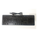 Teclado Dell Keyboard Abnt 2 C/ Ç - Usb C/fio Kb 212-b Preto
