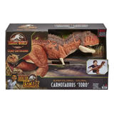 Jurassic World Carnotaurus Super Colosal Toro Dinosaurio 