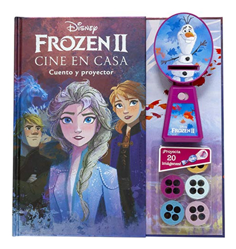 Frozen 2 Cine En Casa: Cuento Y Proyector -disney Frozen 2-