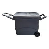 Caixa Térmica Cooler Grande Cinza 50 L. Soprano + Rodinhas