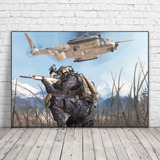 Cuadro Decorativo Videojuego Call Of Duty Warzone Gamer