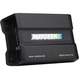 Amplificador Digital Autotek Mm3025.2d 3000w 2ch Alto Poder Color Negro