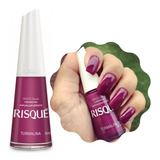 Esmalte Risque Turmalina Nova Coleção Roxo Hipoalergênico