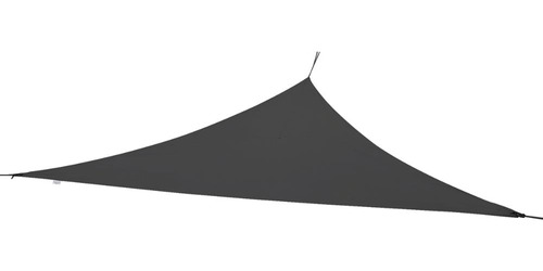 Tenda Suspensa Poliéster Triangular Hegoa Cinza